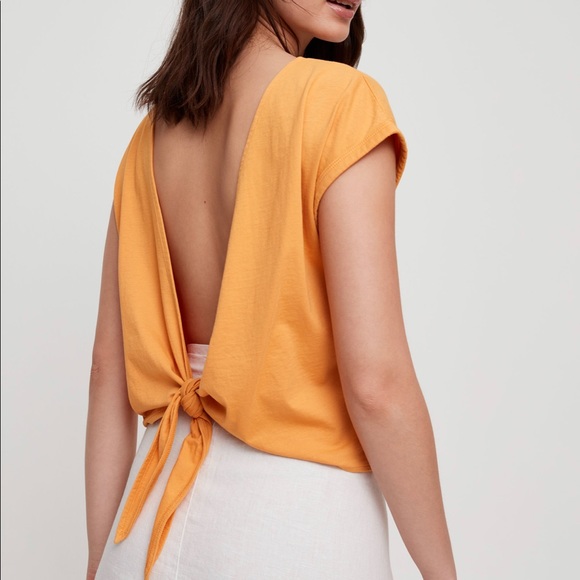 NWT - Aritzia Wilfred ADELA T-SHIRT - Picture 8 of 9